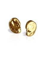 14kt Gold Plated Fava Bean Earrings by Lisa Motro