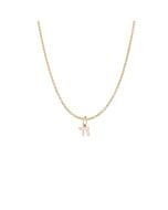 14kt Mini Blush Chai Necklace by Sydney Evan