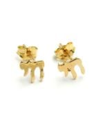 14kt Yellow Gold Chai Earrings by Bareket Fine Jewelry