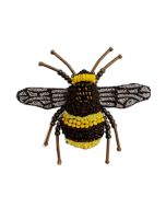 Beaded Bumblebee Brooch by Trovelore