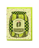 Birthday Notecard: Delightful Pickles