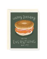Birthday Notecard: Happy Birthday with Everything On It!