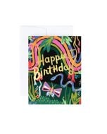 Birthday Notecard: Rainbow Garden