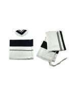 Black Stripe Shabbat #2 Tallis Set by Shabbat for Eretz Judaica