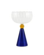 Blue and Orange Aperitivo Kiddush Cup by The Nosh Table