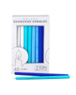 Blue and White Chanukah Candles