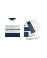 Blue Block #277 Tallis Set by Shabbat for Eretz Judaica