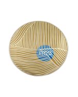 Blue Circle Round Matzah Cover