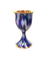 Blue Wave Kiddush Cup by Zvezdin's Workshop