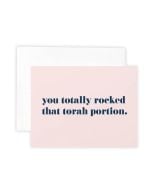 B'nai Mitzvah Notecard: You Totally Rocked That Torah Portion Pink