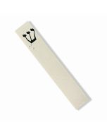 Braille Mezuzah by Oneg x TOM: Cream and Black