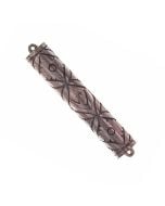 Carved Teak Wood Mezuzah