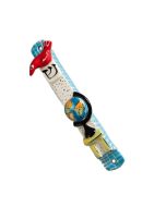 Ceramic Globe Mezuzah by Inna Olshansky