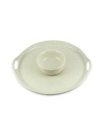 Ceramic Indira Platter and Bowl Set by TOB Aero