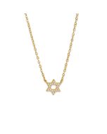 Crystal Star of David Necklace by Shlomit Ofir