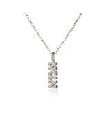 Ema (Mom) Necklace by KANAREK: Silver