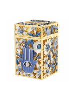 Enamel Hamsa Tzedakah Box