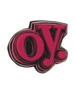 Felt Oy Brooch by Danielle Gori-Montanelli: Pink