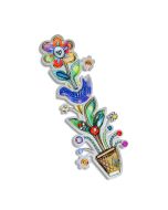 Flower Pot Mezuzah by Seeka