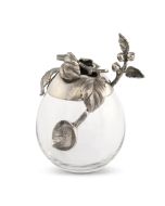 Glass Apple Branch Honey Pot and Spoon by Vagabond House