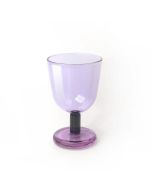 Glass Blush Buttercup Kiddush Cup by Tchotchke