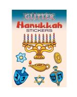 Glitter Hanukkah Stickers