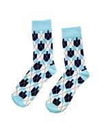 Hanukkah Dreidel Argyle Socks