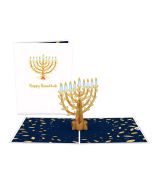 Hanukkah Notecard: 3D Pop-up Menorah