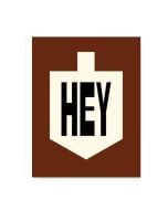 Hanukkah Notecard: Hey Hey!