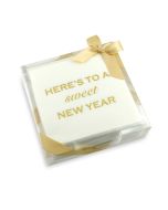"Here's to a Sweet New Year" Napkin and Tray Set