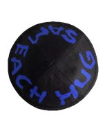 Hug Sameach Kippah: Black