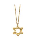 Interlaced Star of David Necklace by Koch La Ni