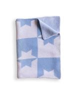 Jewish Heritage Baby Blanket by Adara Rituals: Blue