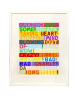 Mel Bochner: Framed Amazing Art Print