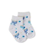 Menorah and Dreidel Baby Socks