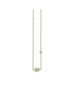 Mini Enameled Hamsa Necklace by Sydney Evan