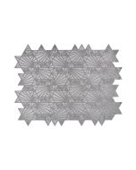 Modern Star of David Challah Cover by Apeloig Collection: Silver