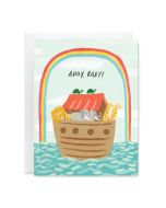 New Baby Notecard: Ahoy Noah's Ark