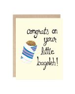 New Baby Notecard: Little Bageleh