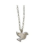 Peace Dove Mother of Pearl Necklace by Cynthia Gale