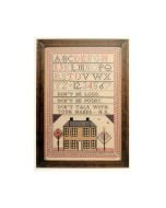 Postcard: Sampler (H.R.) by Elaine Reichek