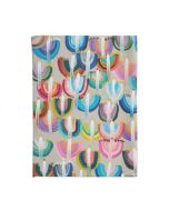 Rainbow Menorahs Hanukkah Kitchen Tea Towel by Arielle Zorger