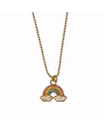 Rainbow Necklace by Little Miss Zoe