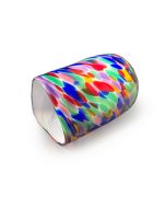 Wedding Smash Glass from NolaGlass: Rainbow