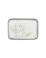 Rectangle Menorah Tray by Z Pots