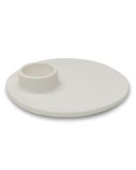 Resin Halo Plate with Bowl by Tina Frey