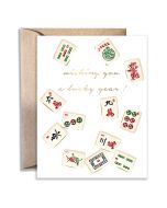Rosh Hashanah Notecard: Mahjong Wishes