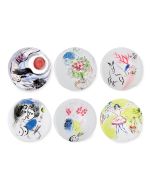 Marc Chagall Plates by Bernardaud: Set of 6