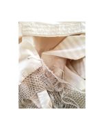 Silk Tallis by Talled di Seta: Beige Stripes