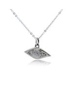 Silver Evil Eye Necklace